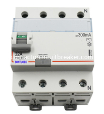 Compact Professional 4P RCCB residual current circuit breaker 3phasae magnetic type  50 / 60Hz