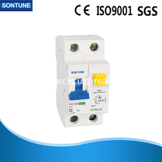 2P White Residual Current Circuit Breaker With Overcurrent Protection STRN -32