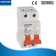 STD1-63 2p White Small Size Miniature Current Circuit Breaker Long Using Life