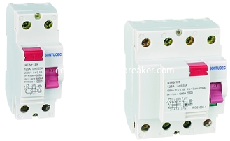 Din Rail STR3-125 series RCCB Residual Current Circuit Breaker Electronic 230 / 400V