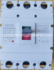 Red Copper 4P Molded Case 100kA MCCB Circuit Breaker