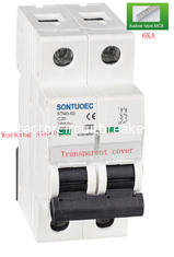 STM3-63 C63 Type White Mcb Breaker , Miniature Circuit Breakers 4p MCB Low Voltage