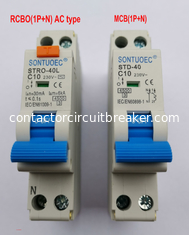 40A 18MM 6KA RCBO Circuit Breaker With Overcurrent Protection