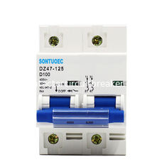 2 Poles 63A Din Rail installation MCB IP20 Protection Degree for Easy Installation
