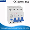 C40 4P Residual Current Breaker With Overload Protection Plastic Texture