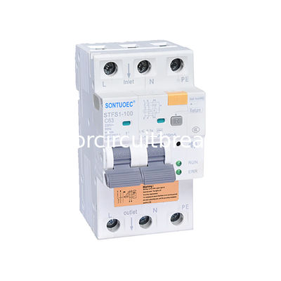 100A 2p 4p Water Immersion Alarm Leakage Current Circuit Breaker Multifunction RCBO