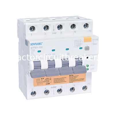 100A 2p 4p Water Immersion Alarm Leakage Current Circuit Breaker Multifunction RCBO