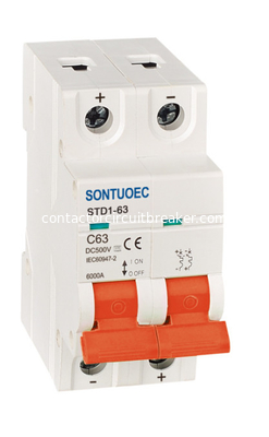 Din Rail 63a 24v Sontuoec Solor Dc Mcb Circuit Breaker