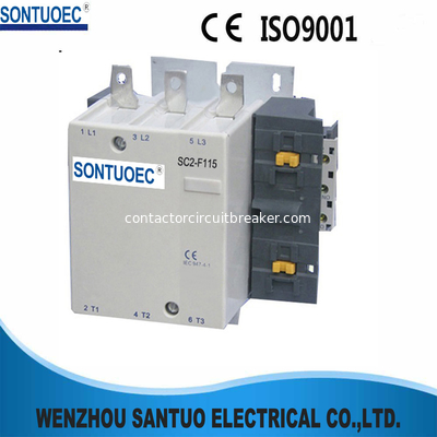 PA66 220V 9A Electric Din Rail Contactor 4P Compact Structure